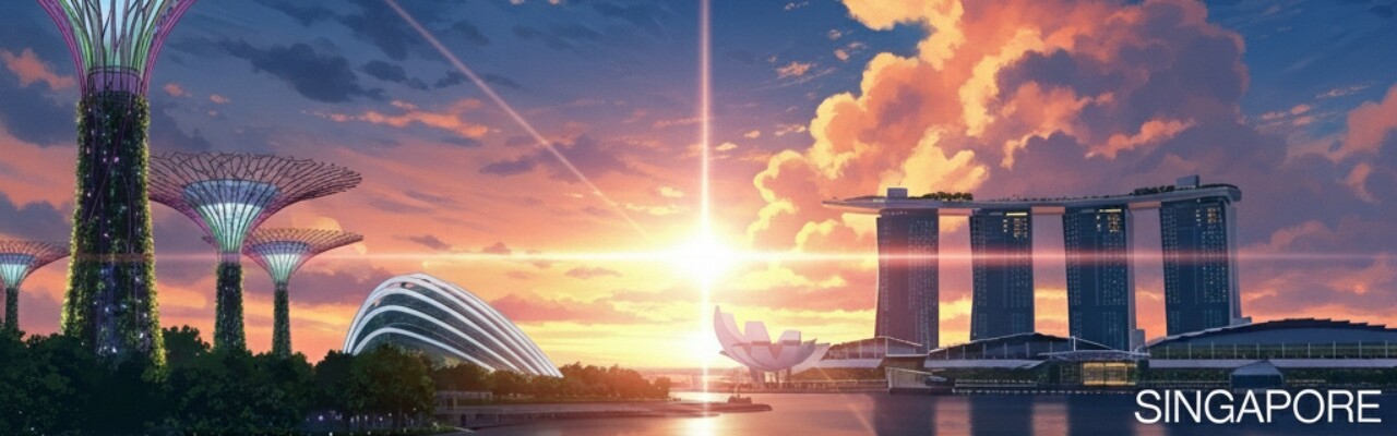 Singapore Travel Booking Banner -